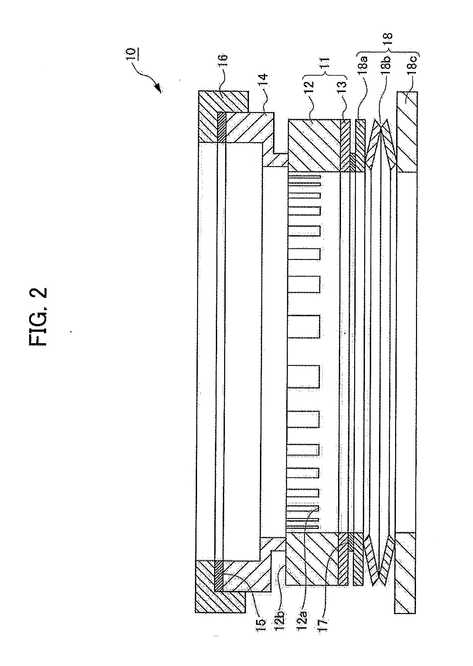 Vibration actuator, and lens barrel and camera provided with the vibration actuator