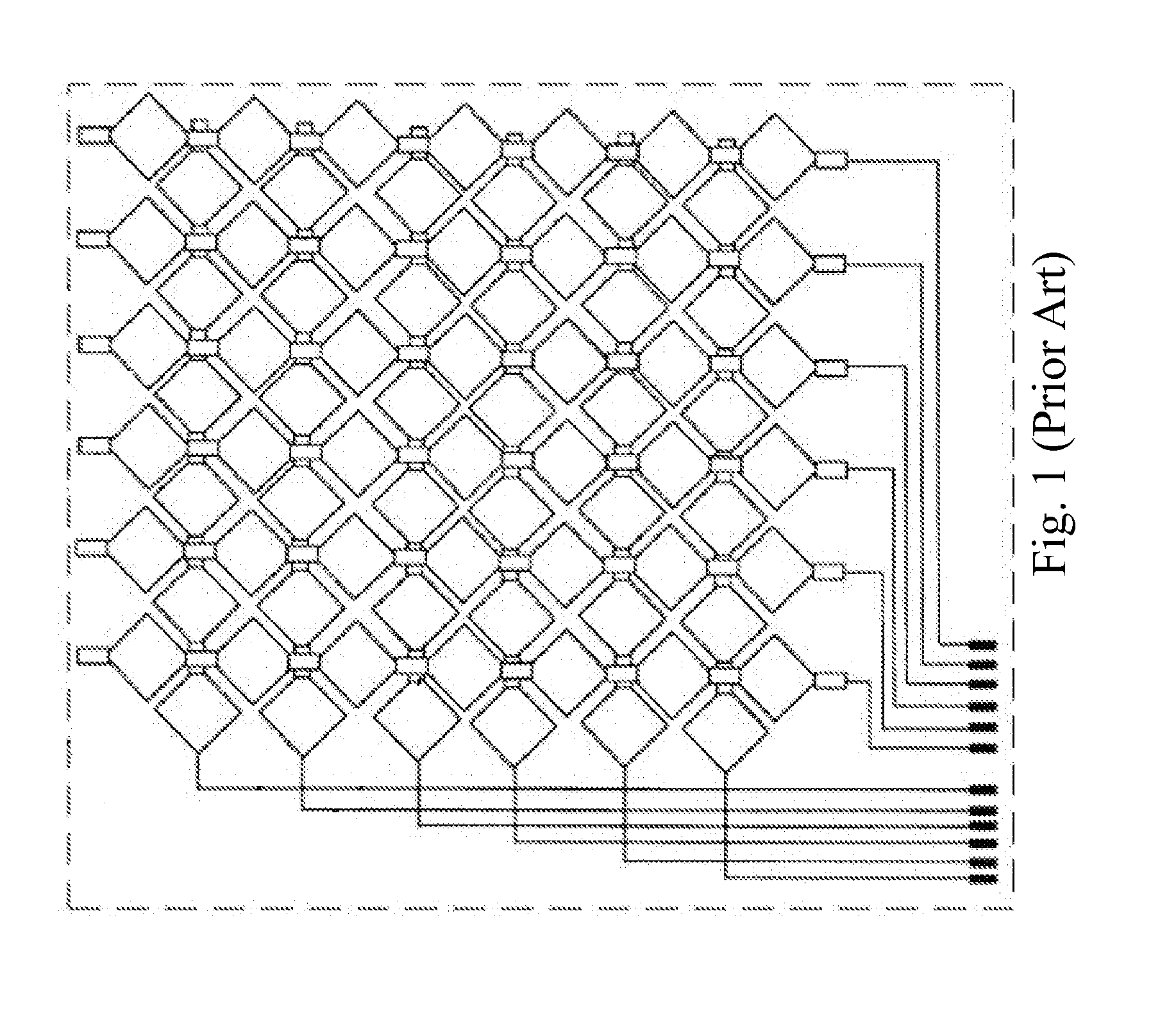 Conductor pattern structure of capacitive touch panel