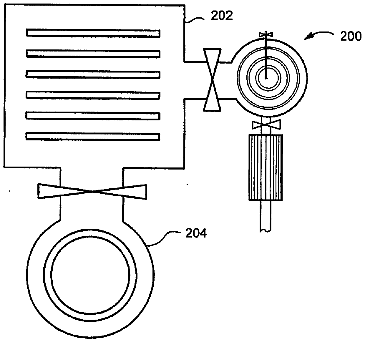 Controlled nucleation during freezing step of freeze drying cycle using pressure differential ice crystals distribution from condensed frost