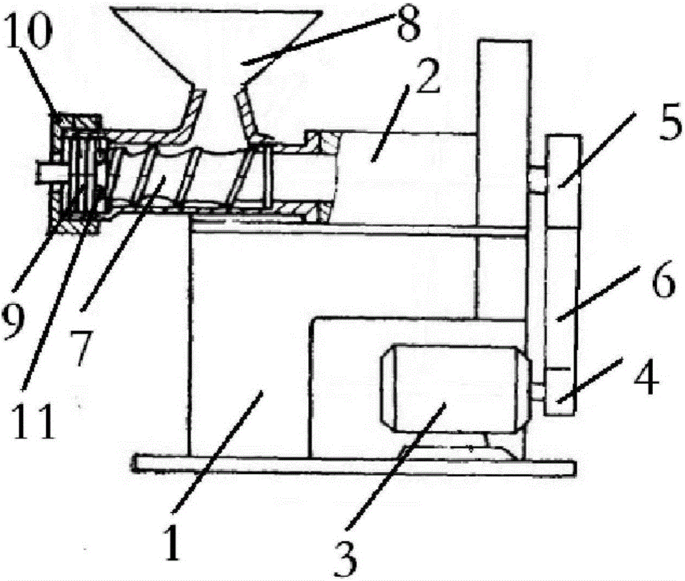 Cutting and crushing mechanism