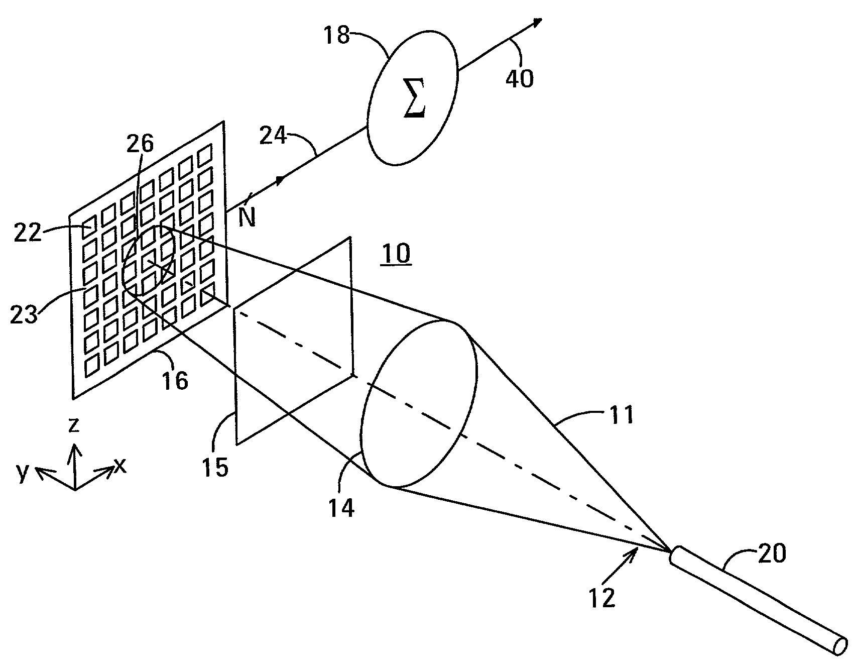 Component characteristic tolerant and component alignment tolerant optical receiver