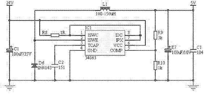 Intelligent traffic LED flash lamp and circuit thereof