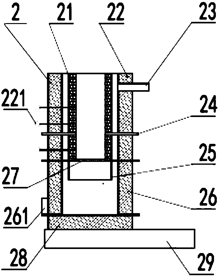 Carbon gas and liquid joint production device using biomass pyrolysis and gasifying for teaching or scientific study