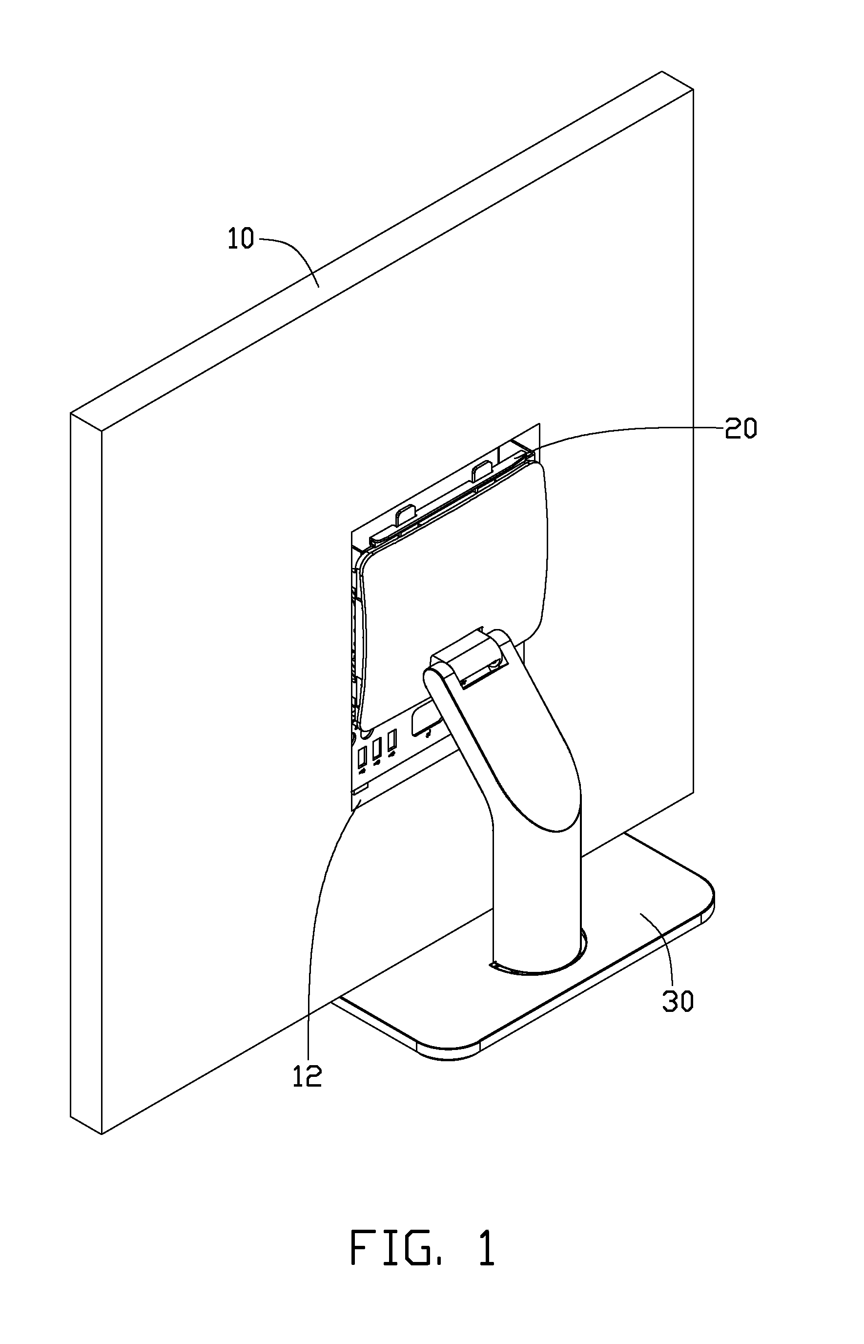 Supporting apparatus for electronic device