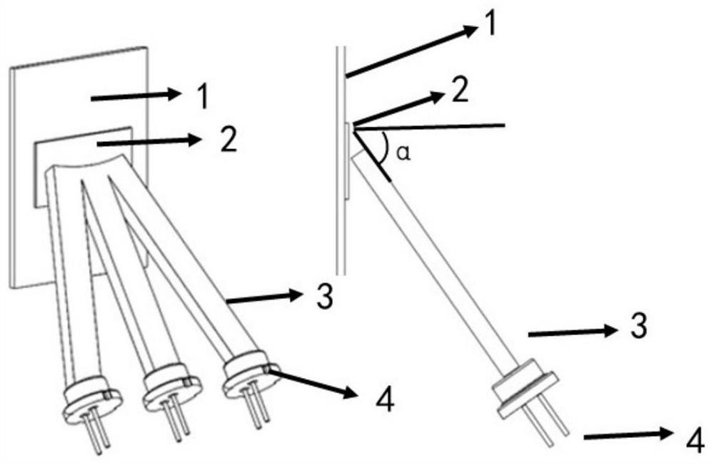 Automobile headlamp optical system based on laser remote excitation fluorescent powder