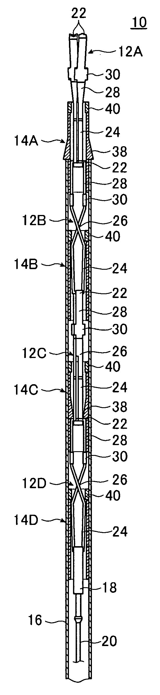 Magazine type clipping device
