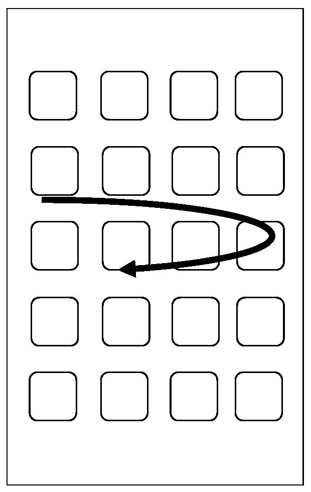 Application identifier display method and electronic equipment