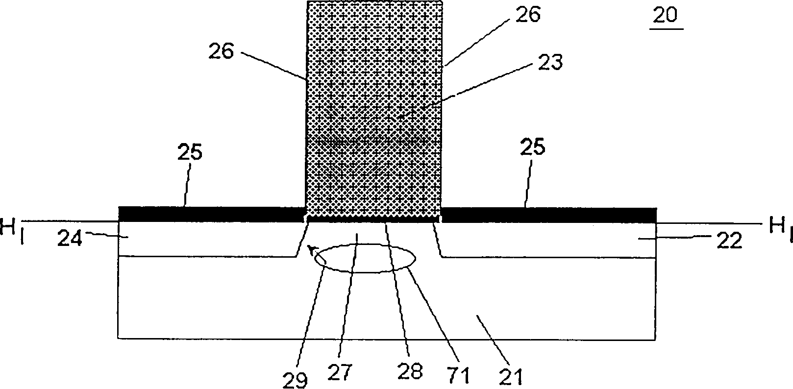 Field effect transistors with improved implants and method for making such transistors