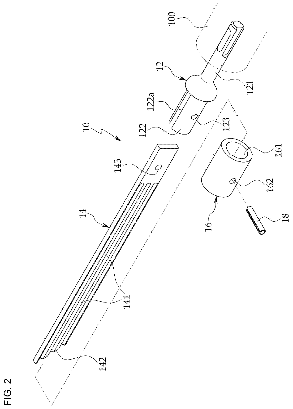 Tool for cutting joint of masonry wall