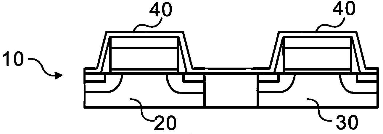 Preparation method of dual contact hole etching stop layer