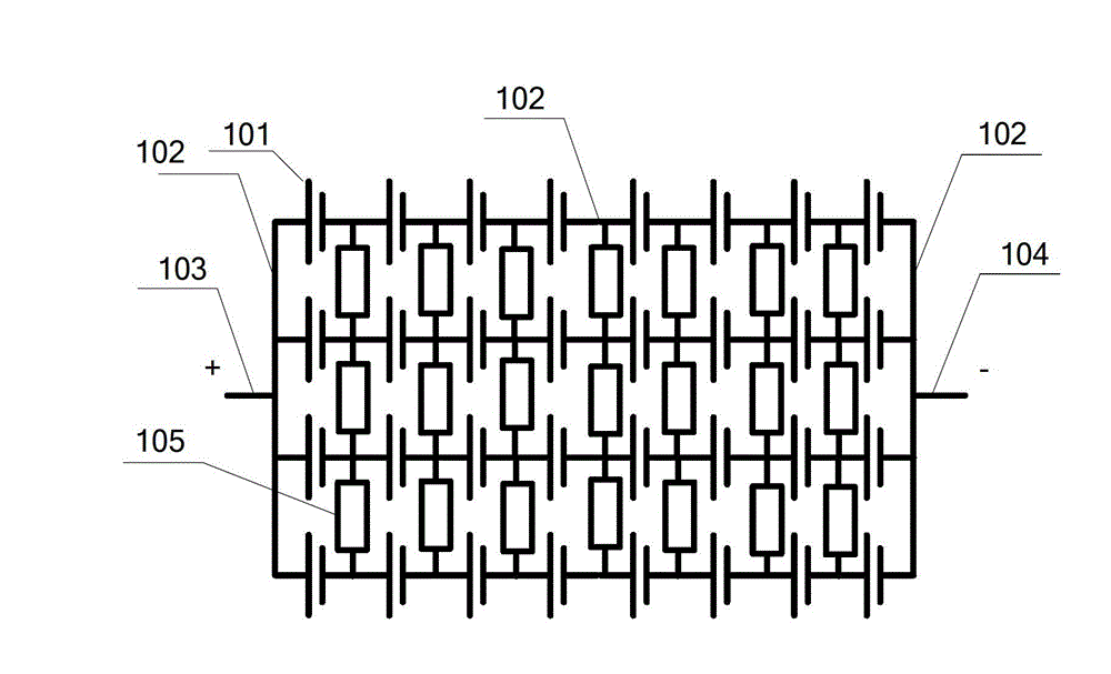 In-parallel type power battery pack