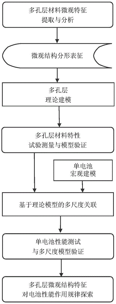 Multi-scale correlation method for proton exchange membrane fuel cell