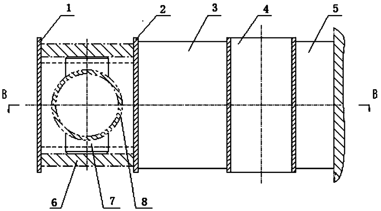 Water feeding ring support structure of steam generator of pressurized water reactor nuclear power station and system