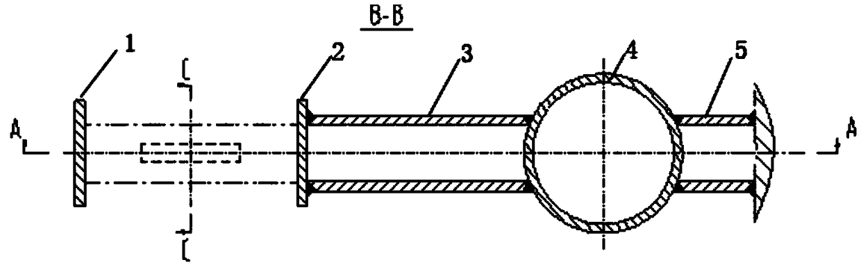 Water feeding ring support structure of steam generator of pressurized water reactor nuclear power station and system