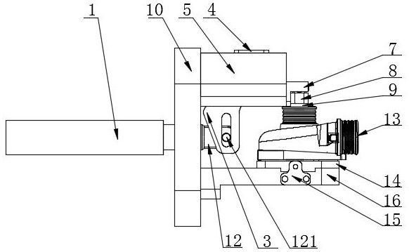 Flexible adjustment eccentric clamp for numerical control lathe and implementation method of flexible adjustment eccentric clamp