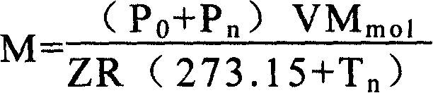 Computer gas volume metering method and device for natural gas fuel cylinder of vehicle