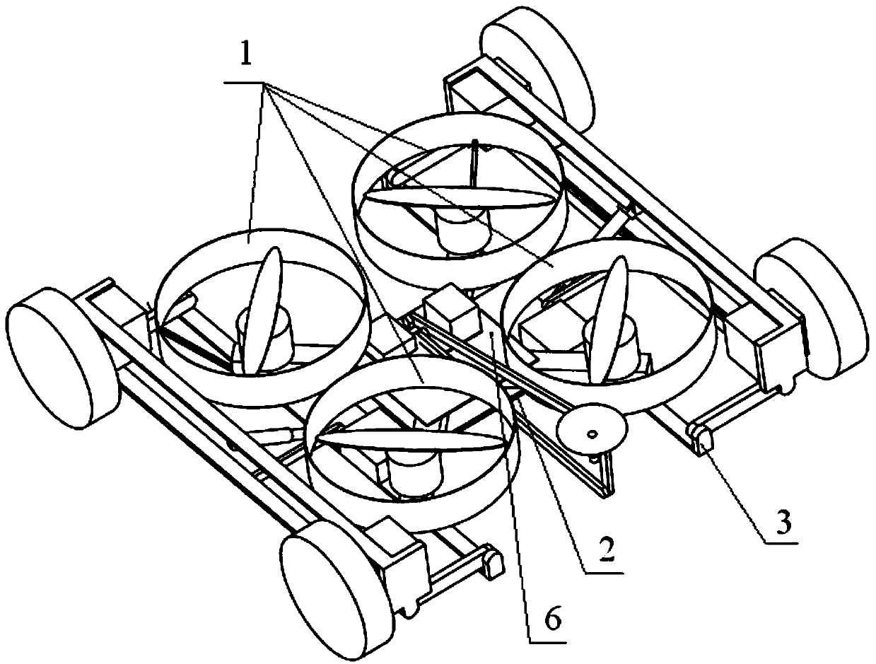 A modular flying wall-climbing robot