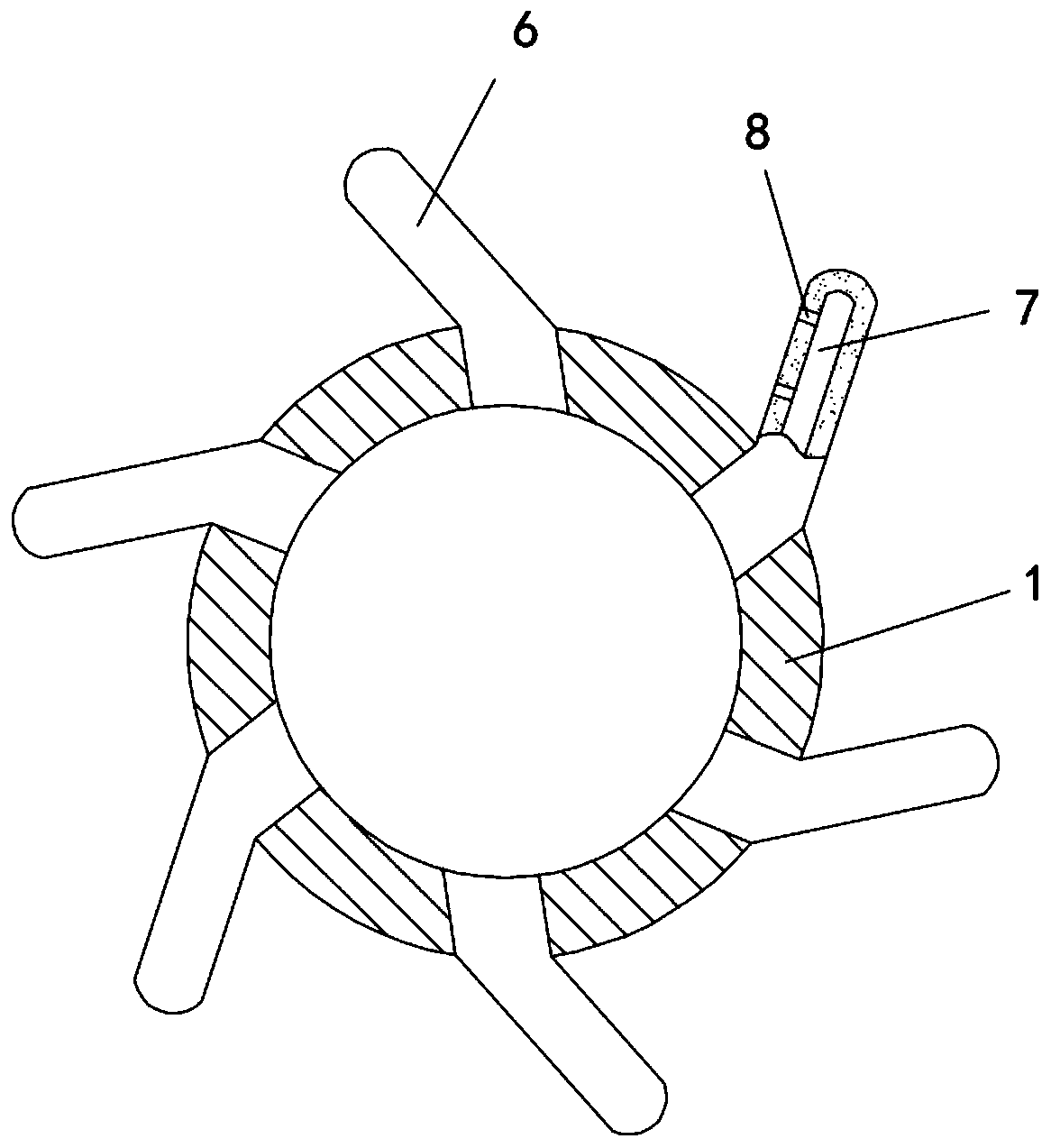 Self-propelled aeration equipment for breeding of aquatic products