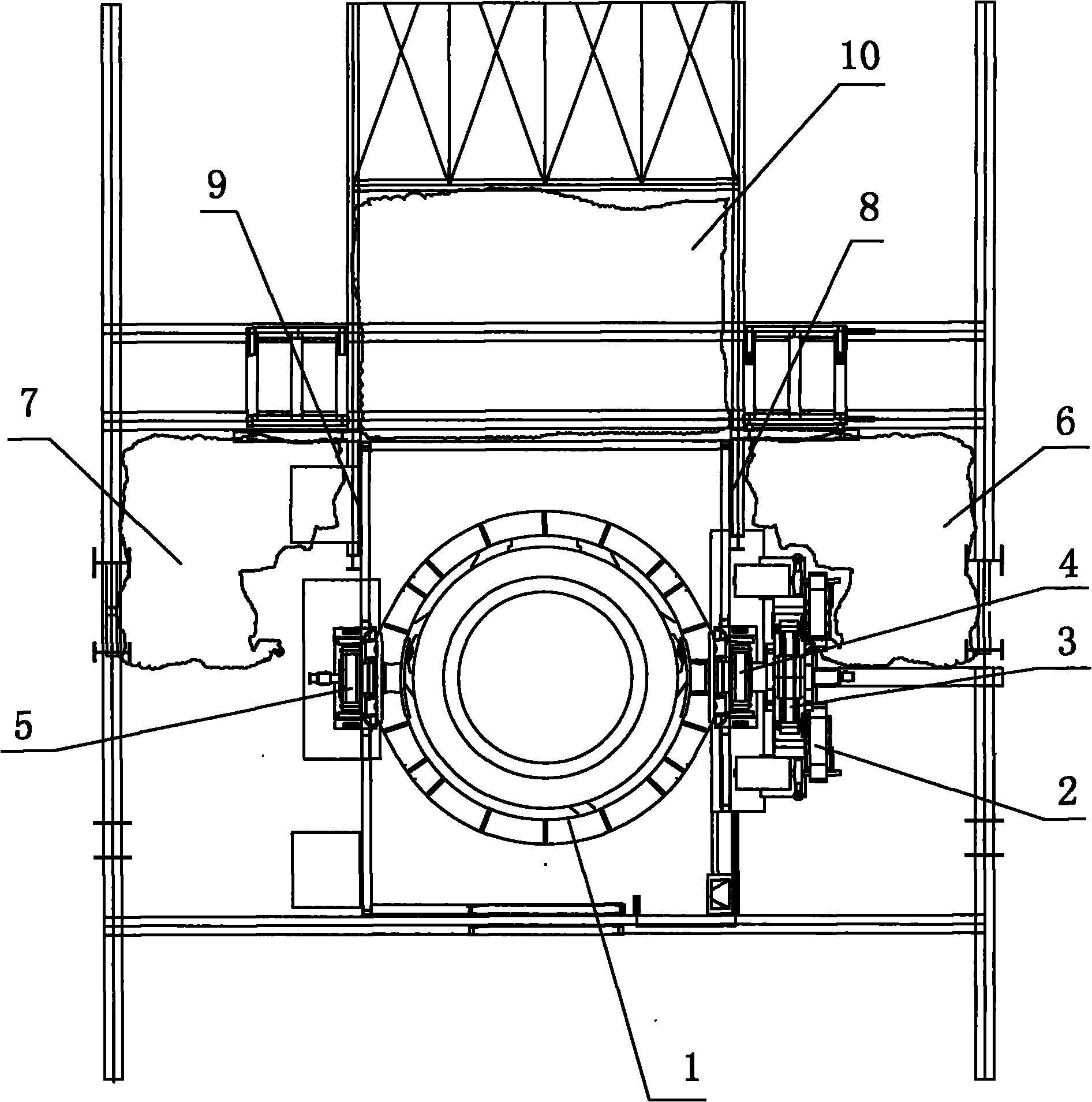 Method for replacing rotating furnace