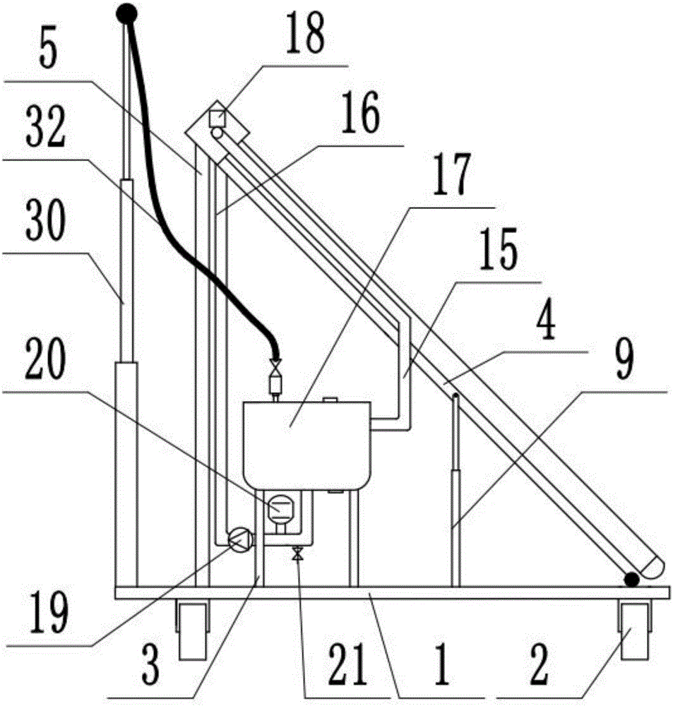 Solar steam cement curing device