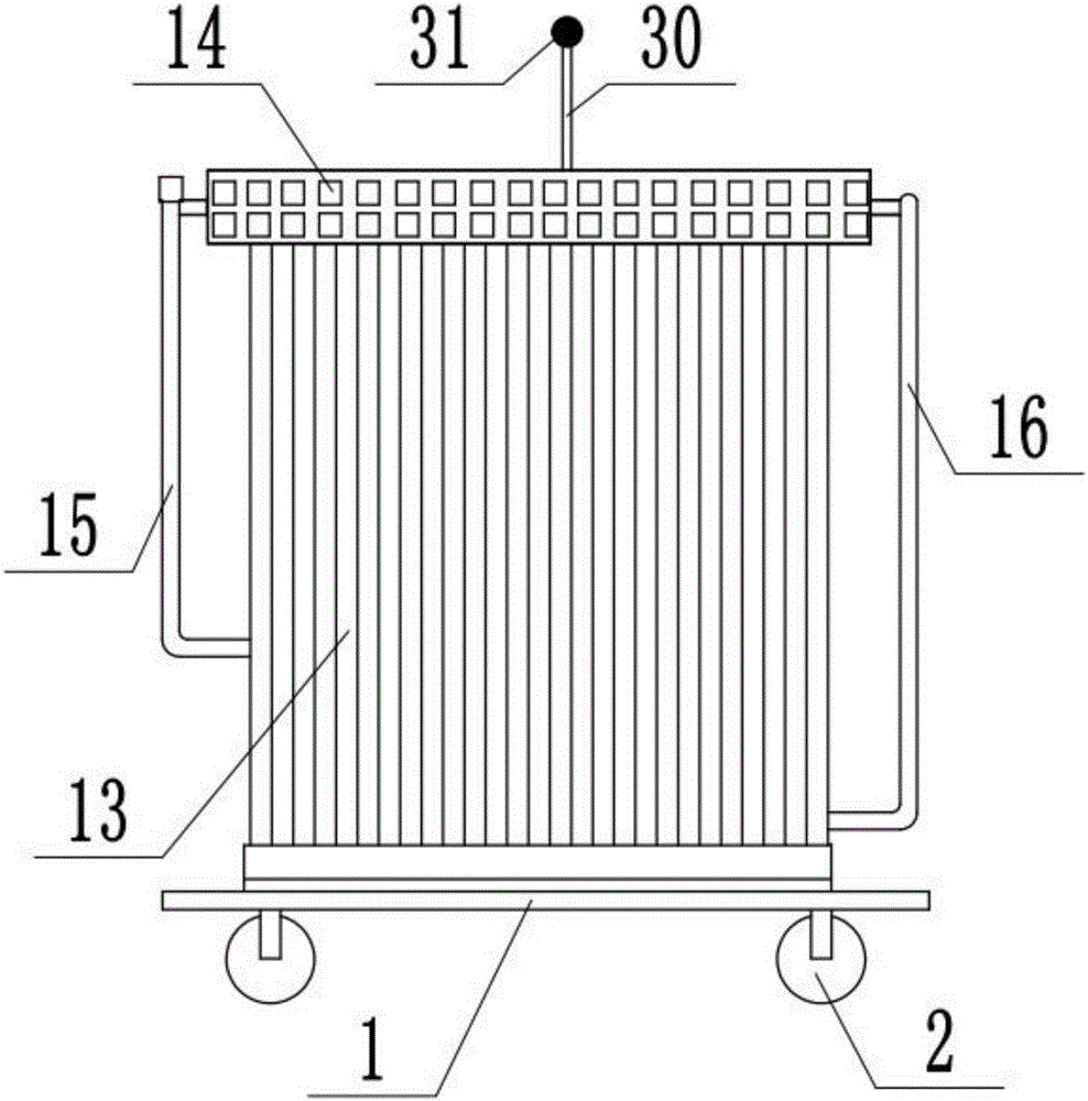 Solar steam cement curing device