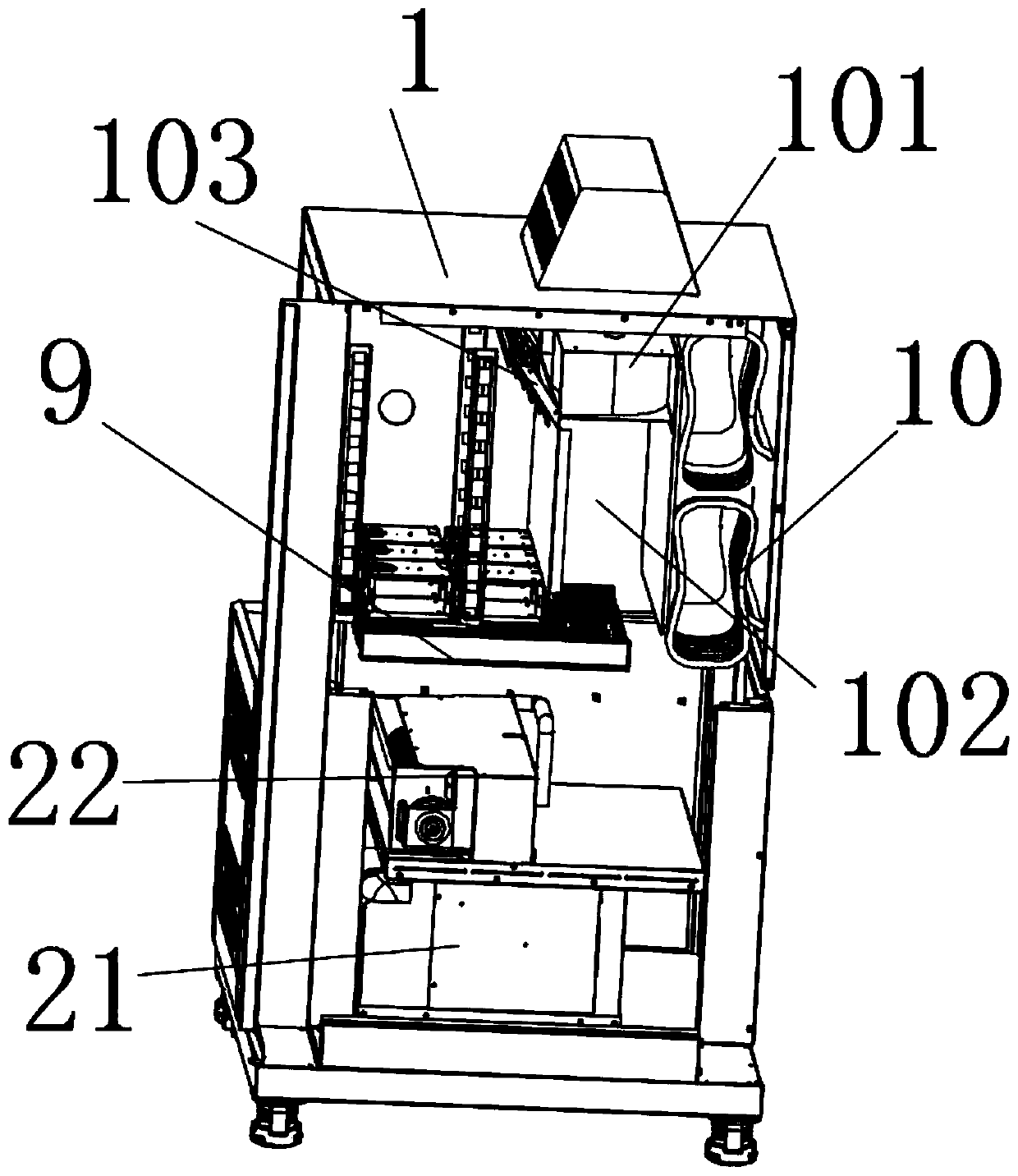 Uniform-temperature rapid temperature change test box