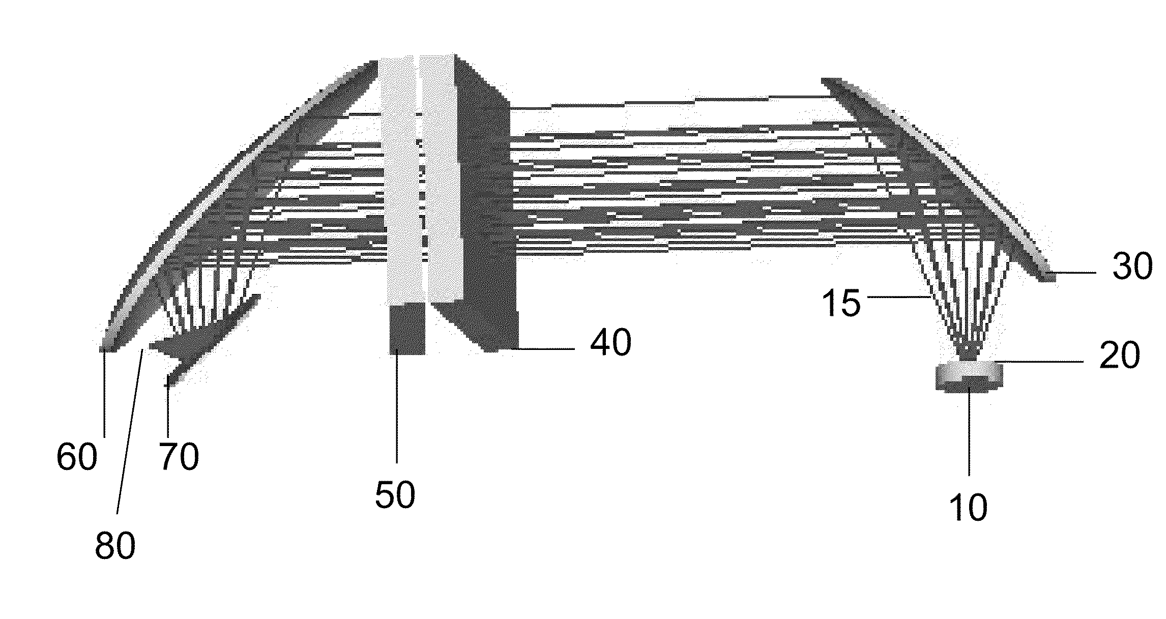 All Reflective Apparatus for Injecting Excitation Light and Collecting In-elastically Scattered Light from a Sample