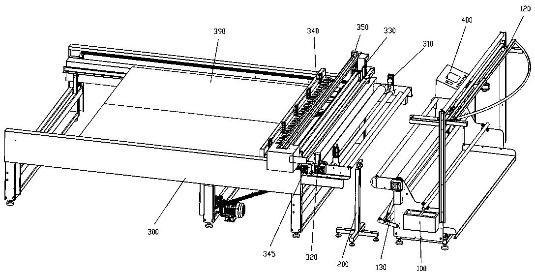Automatic cloth cutting and discharging equipment and control method thereof
