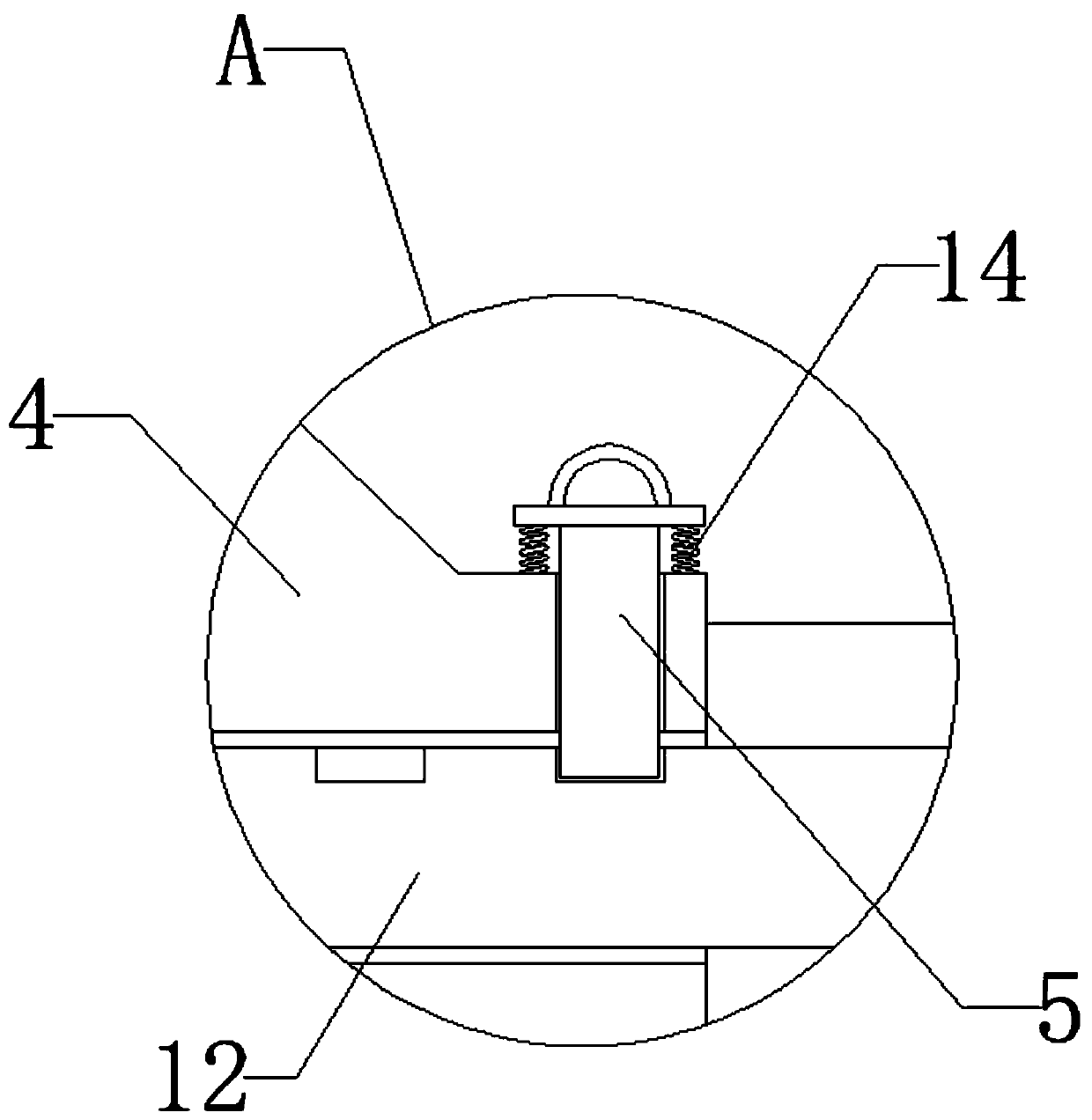 Locking device of casement window