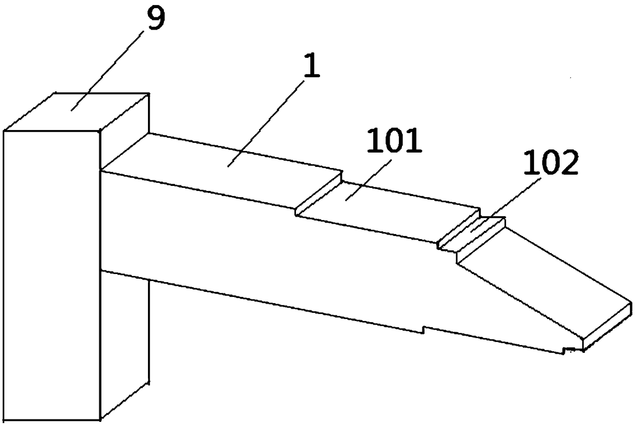 Fabricated prefabricated reinforced concrete beam connection joint and construction method thereof