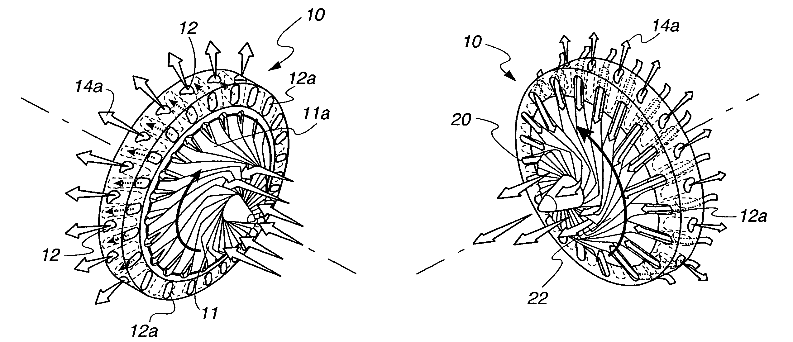 Radial-radial single rotor turbine