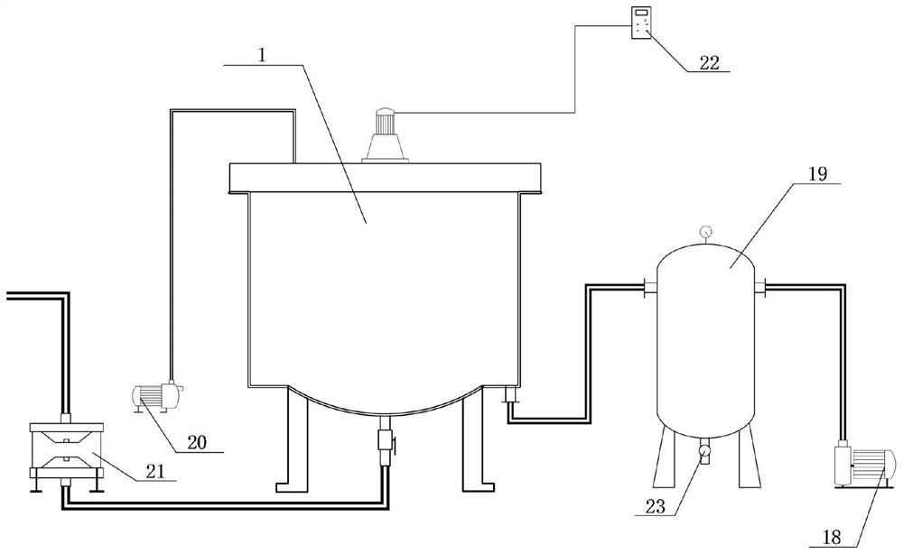 Solid-liquid separation device for organic silicon microsphere production