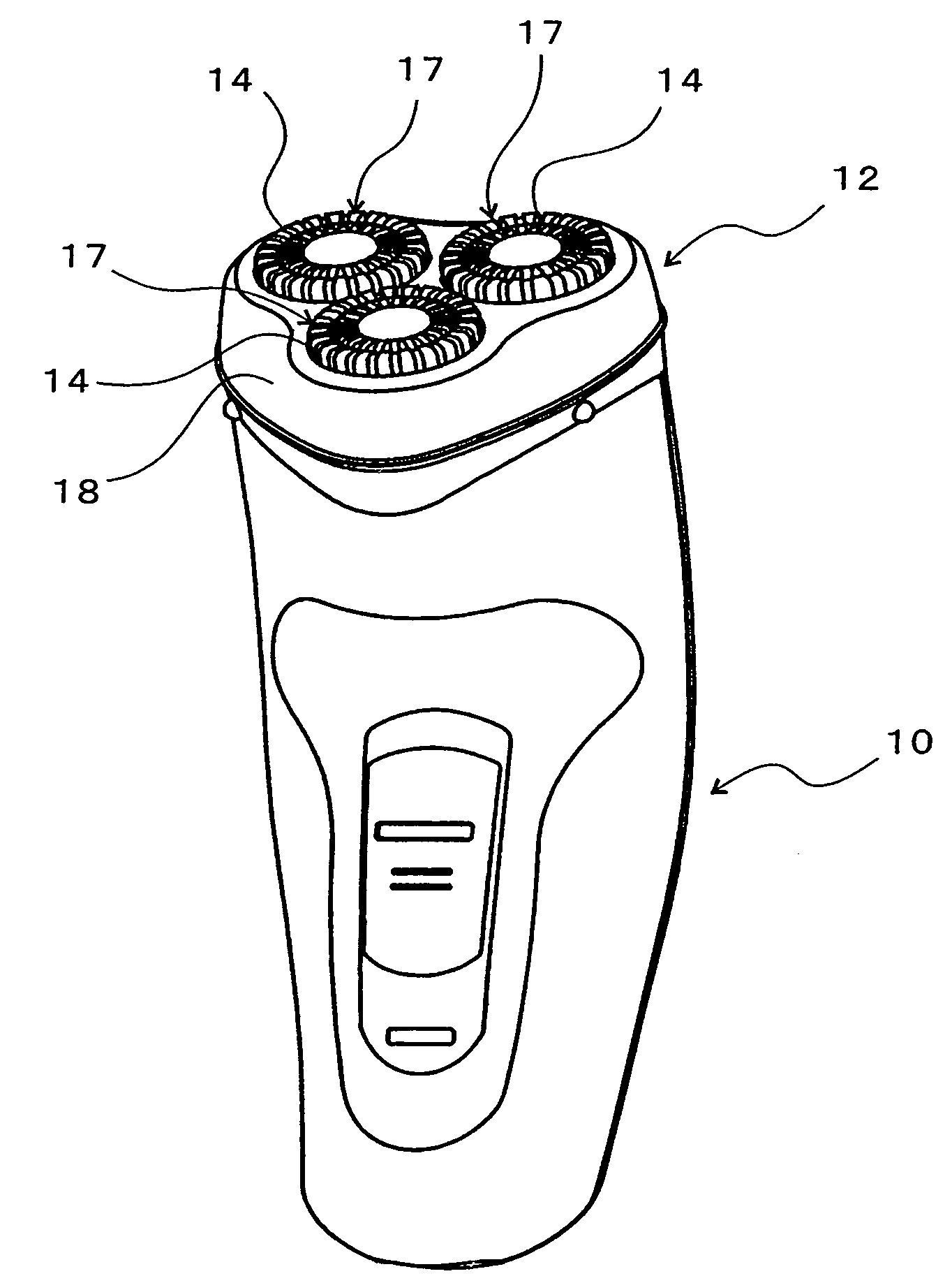 Rotary type electric shaver