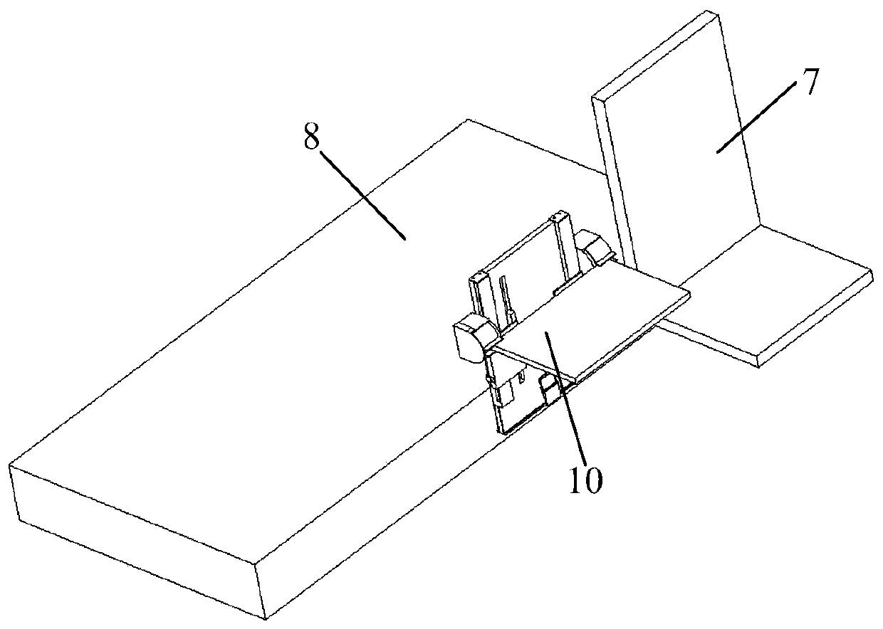 Adjustable folding table and vehicle