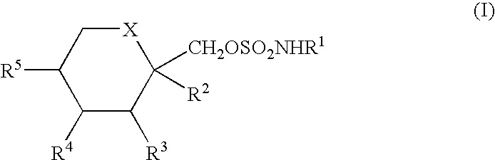 Process for the preparation of sulfamate derivatives