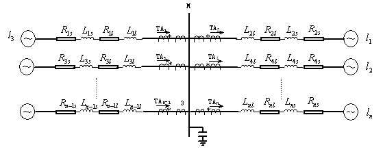 Method for identifying internal and external faults of bus area through simulation after test