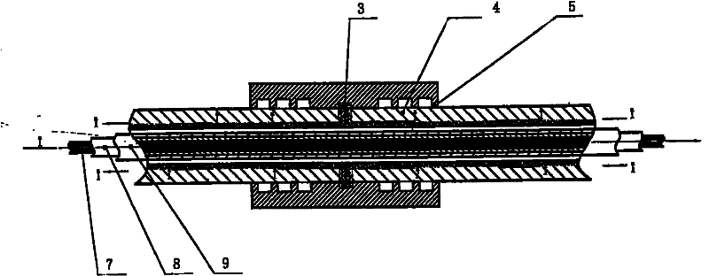 Pipe joint of skin-effect electric heating element