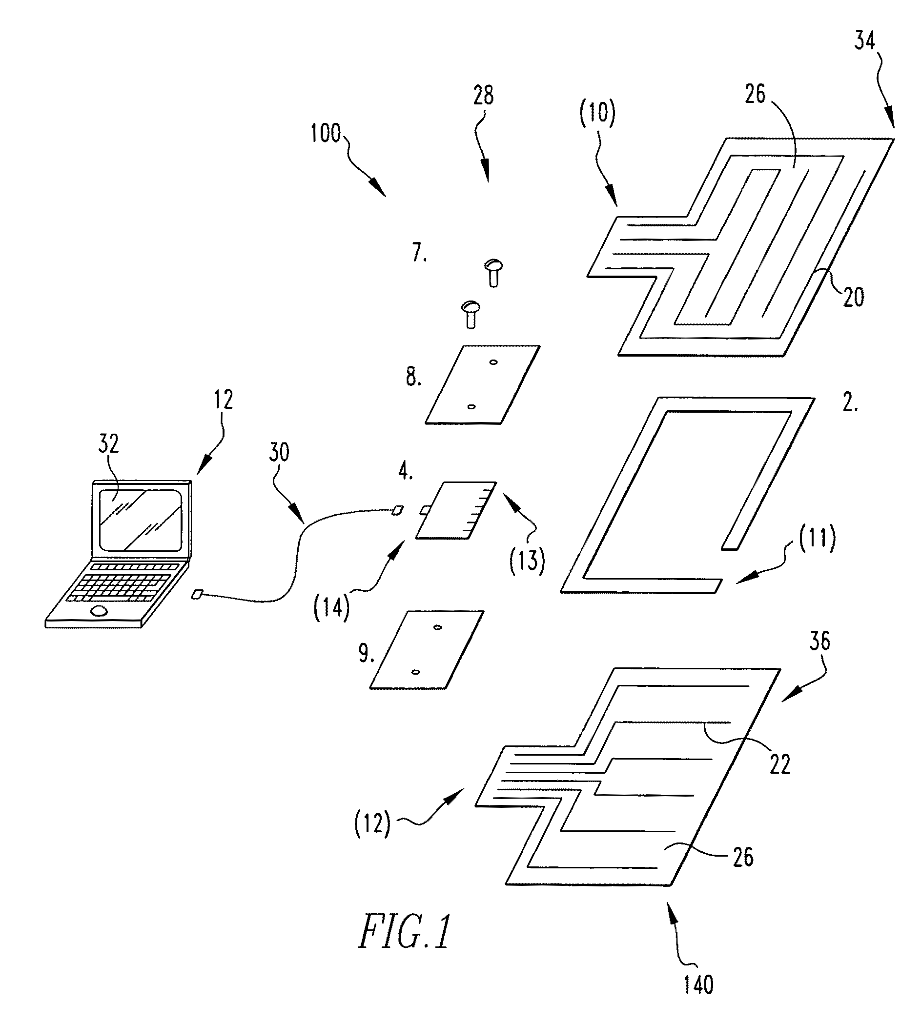 Method and apparatus for providing input to a processor, and a sensor pad