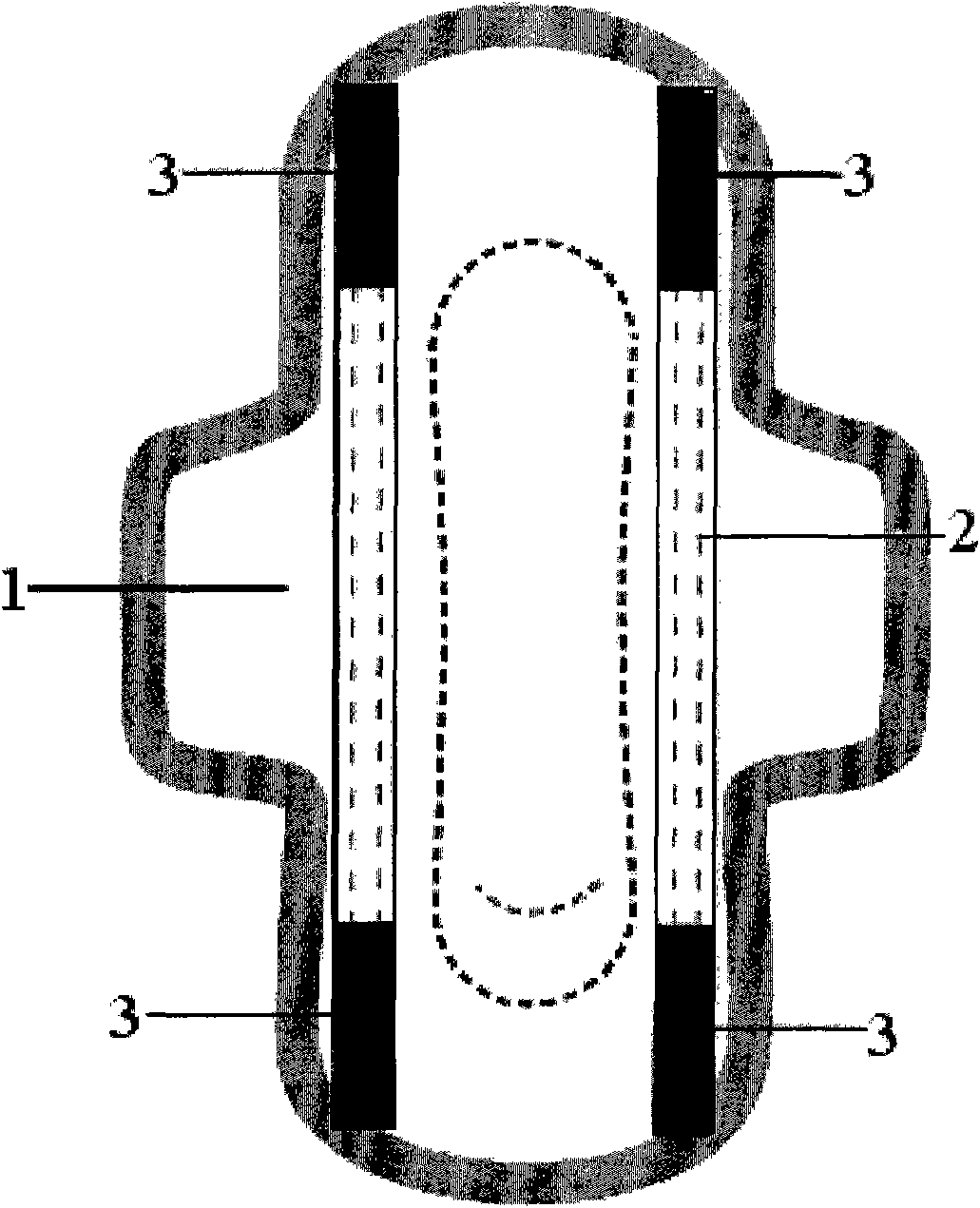 Lateral leakage prevention absorbing product