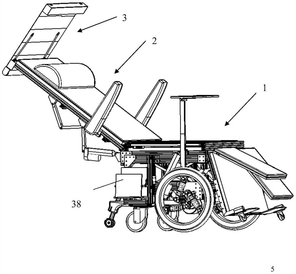 Electric intelligent massage elder-assisting wheelchair provided with liftable seat and supporting standing and walking