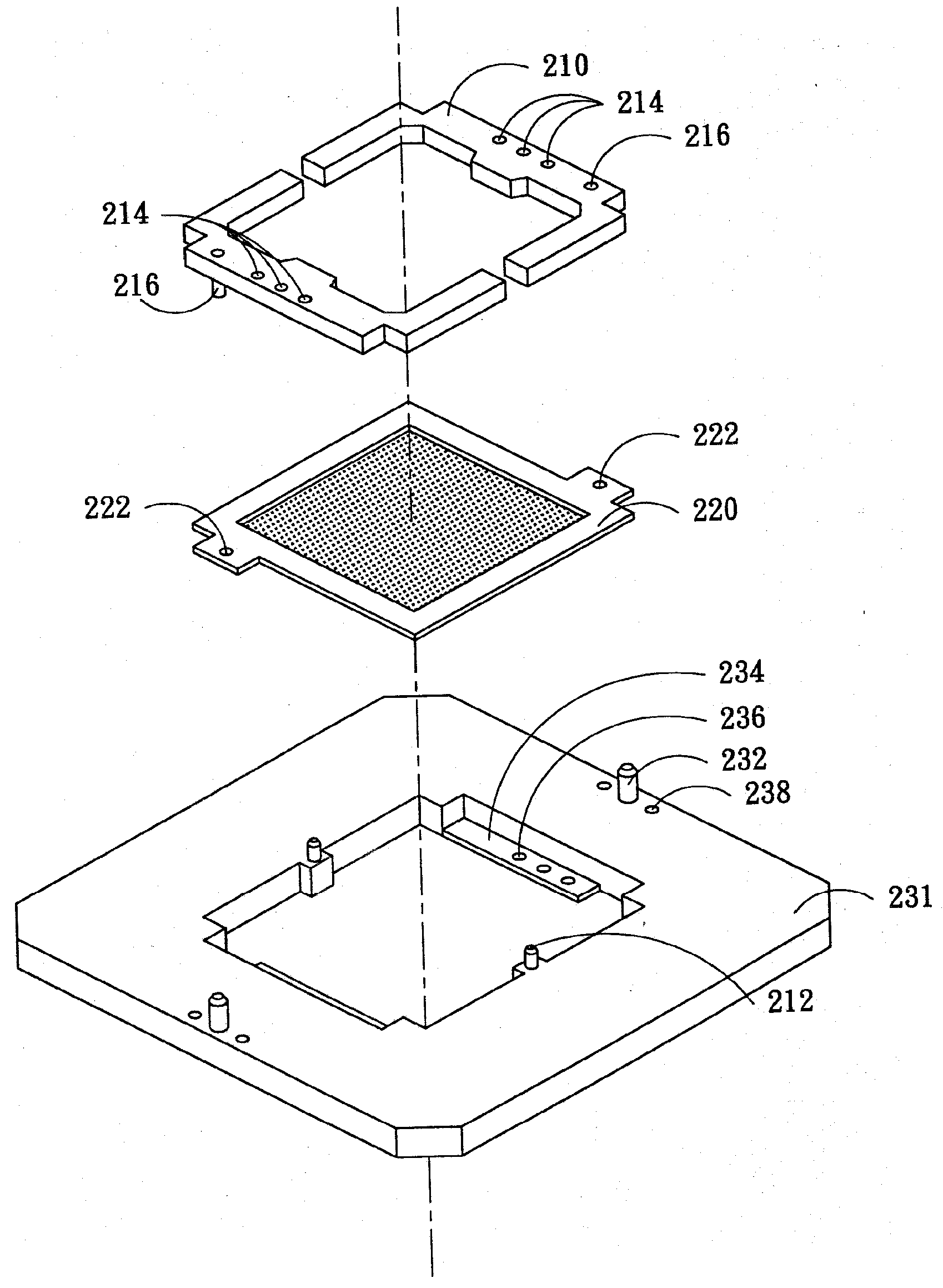 Socket base adaptable to a load board for testing IC
