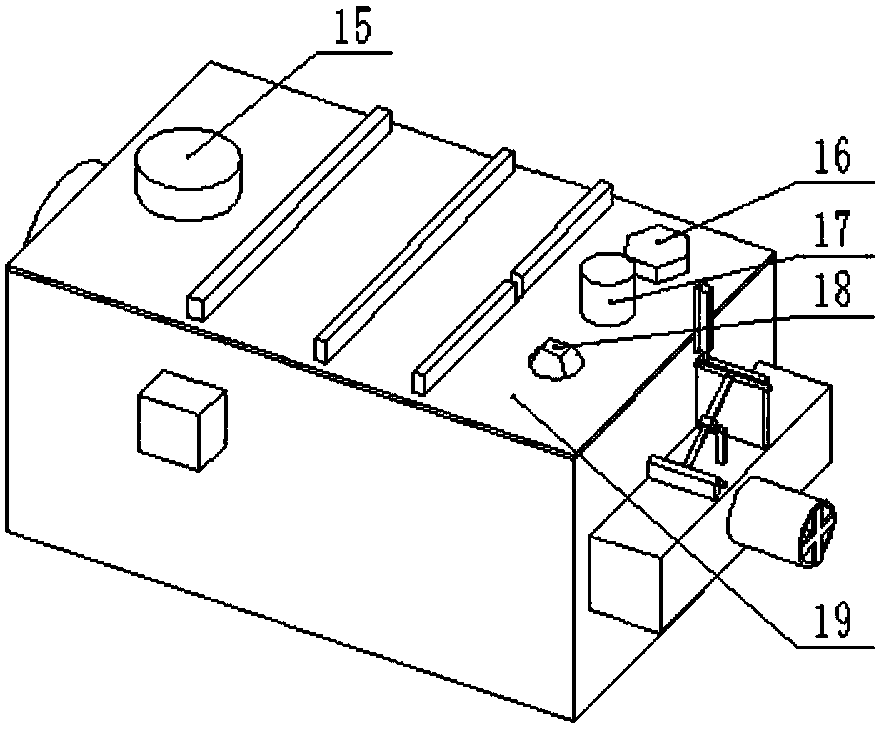 Air purification device for medical operating room