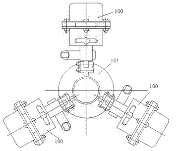 Automatic blade-changing speed-regulating device based on wind speed