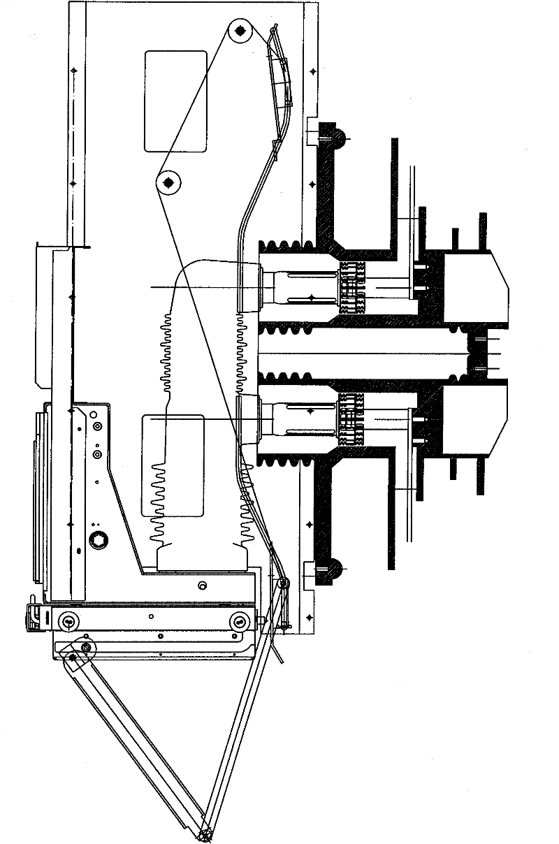 A switchgear valve mechanism