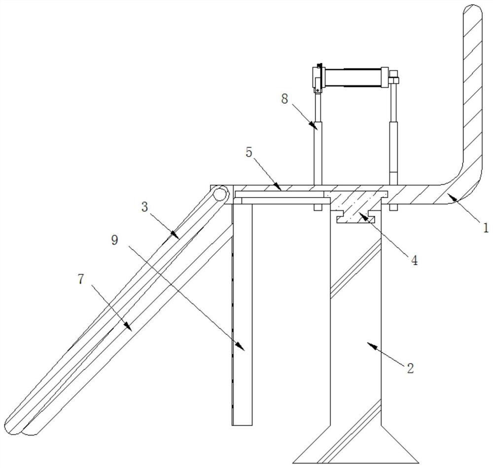 Patient limb adjusting device for ultrasonic examination