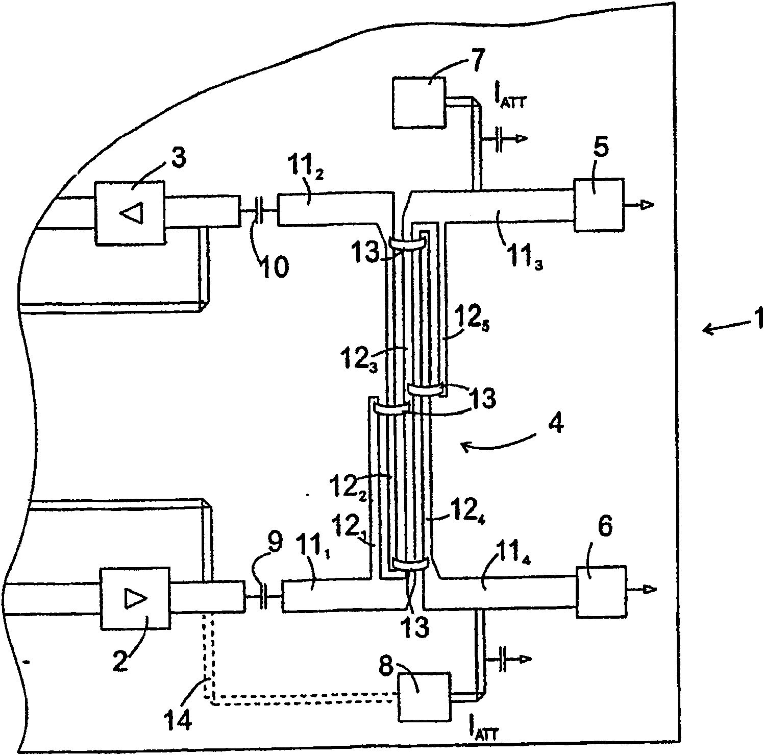 Integrated amplifier arrangement
