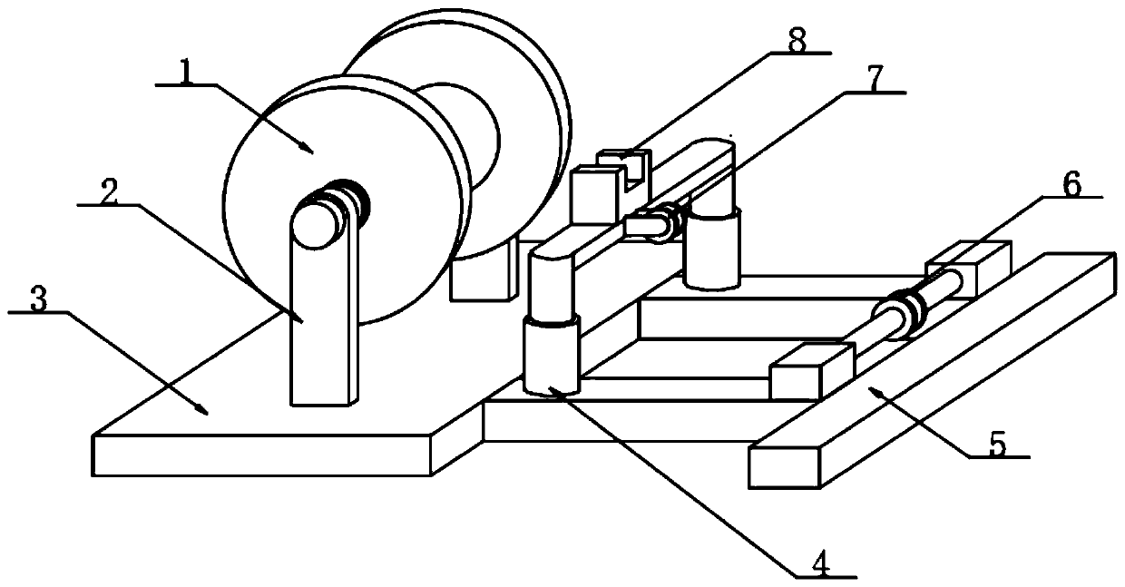 Cable shearing mechanism for power construction