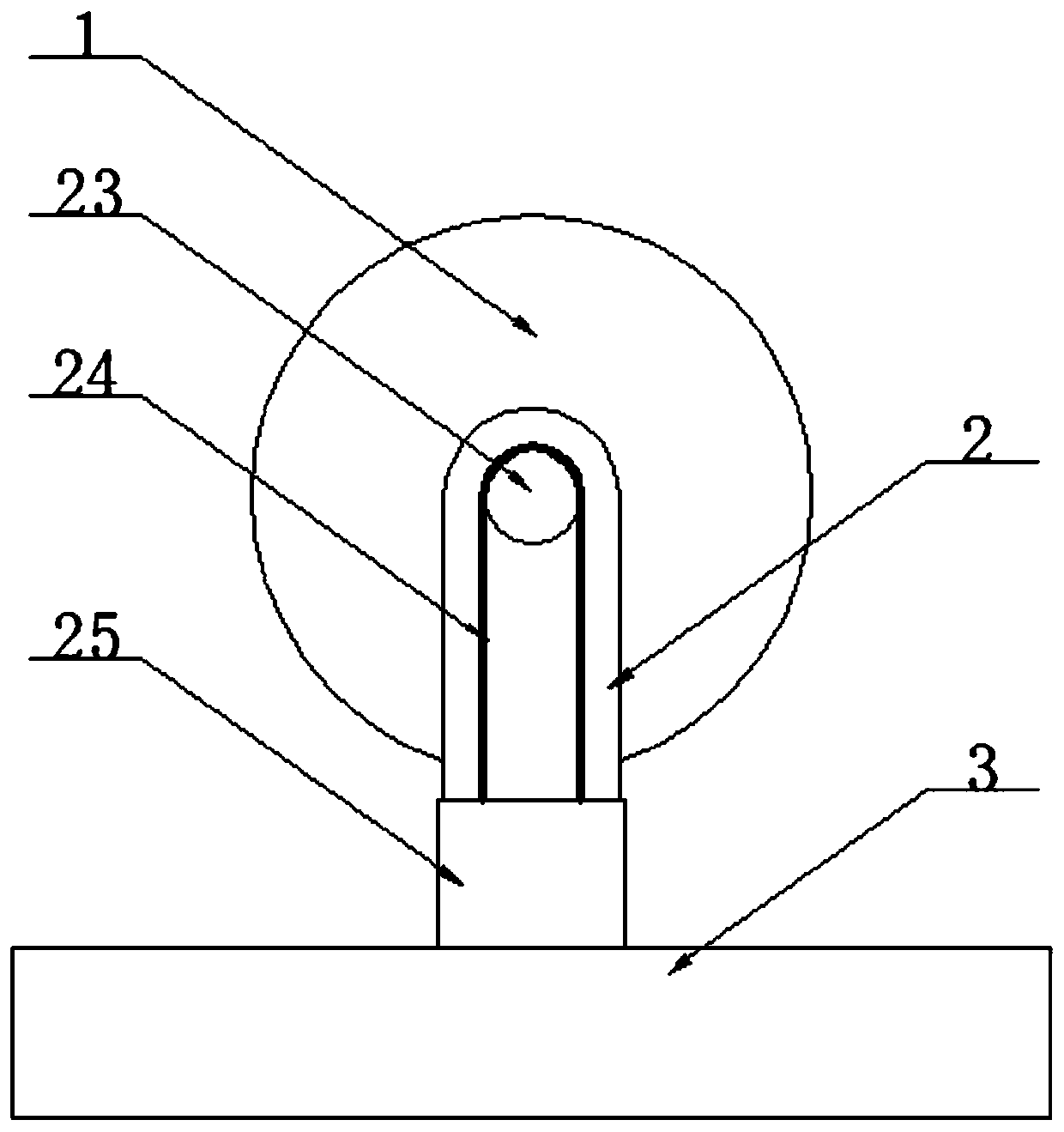 Cable shearing mechanism for power construction
