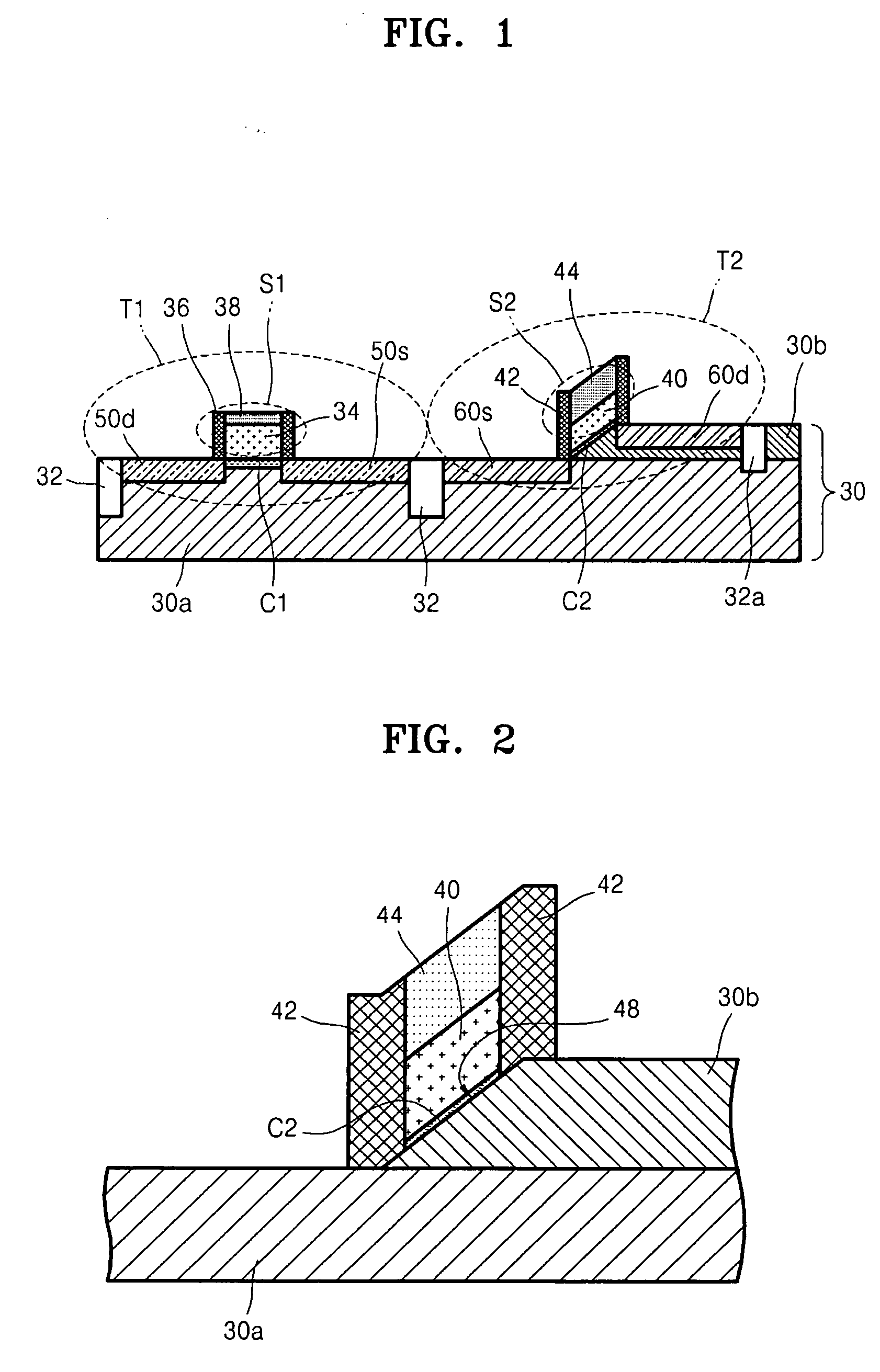 Semiconductor devices including transistors and methods of fabricating the same