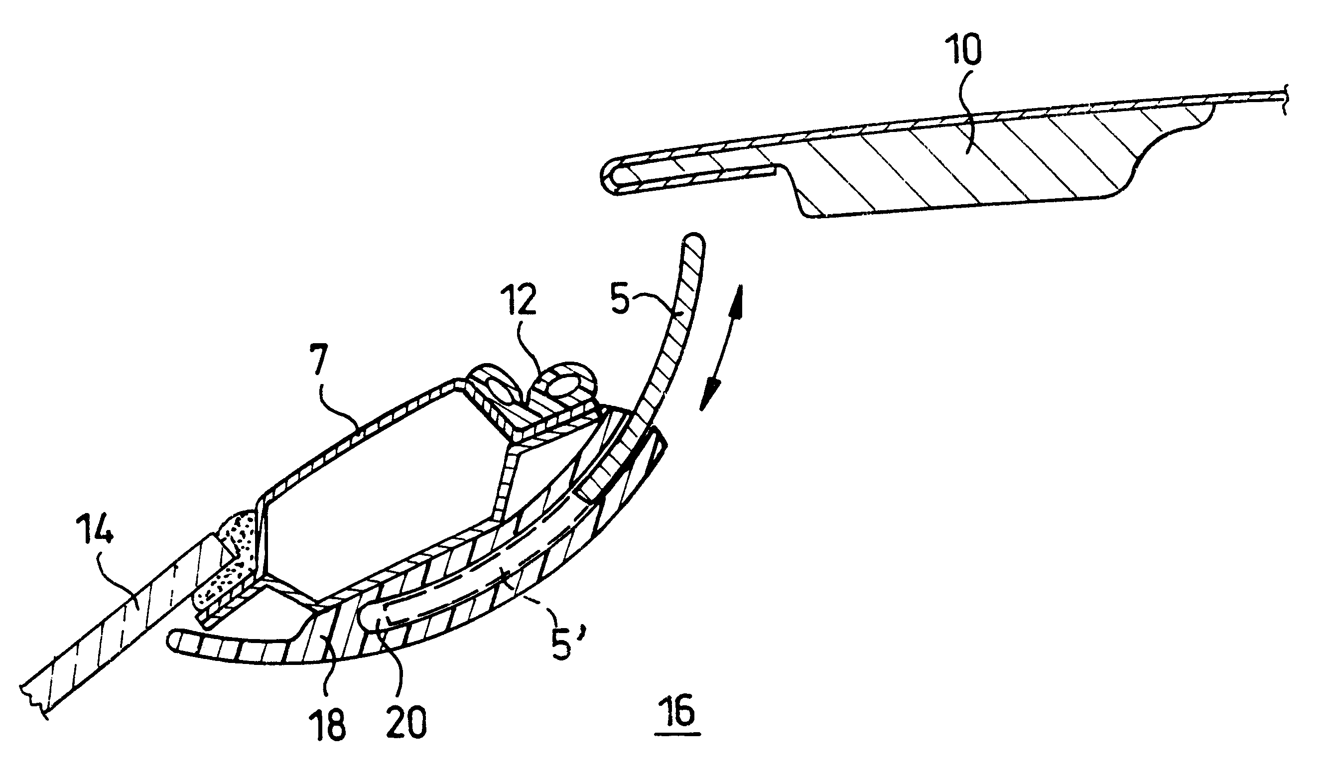Device for influencing the air flow in the area of an openable motor vehicle roof